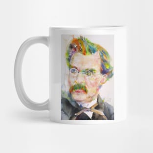 FRIEDRICH NIETZSCHE watercolor portrait .6 Mug